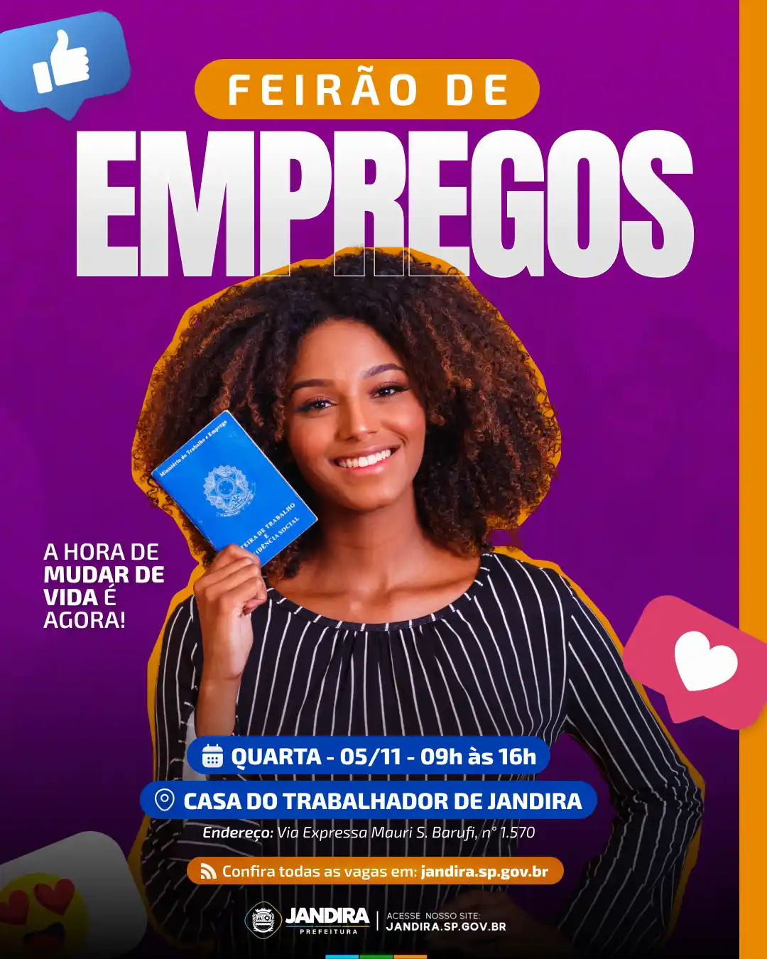 feirao de empregos jandira