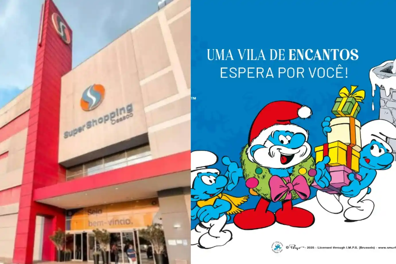vila dos smurfs natal supershopping osasco