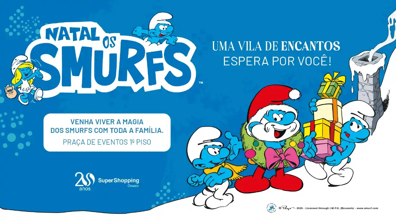 vila dos smurfs supershopping osasco