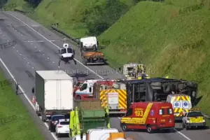 acidente caminhao rodoanel hoje