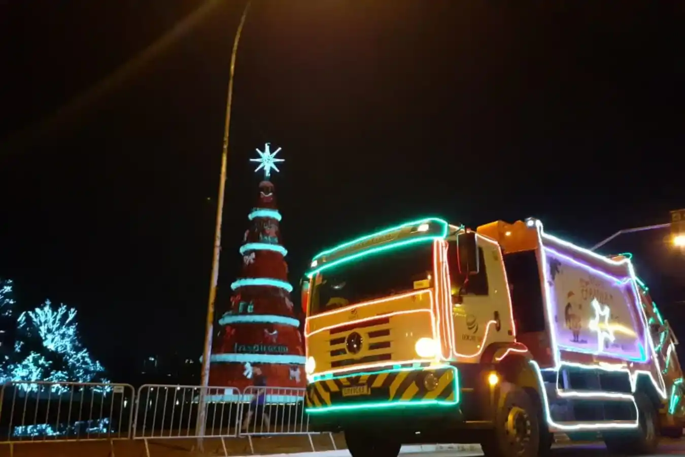 caminhões iluminados natal sao paulo