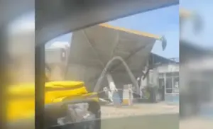 ventania derruba estrutura posto osasco insta