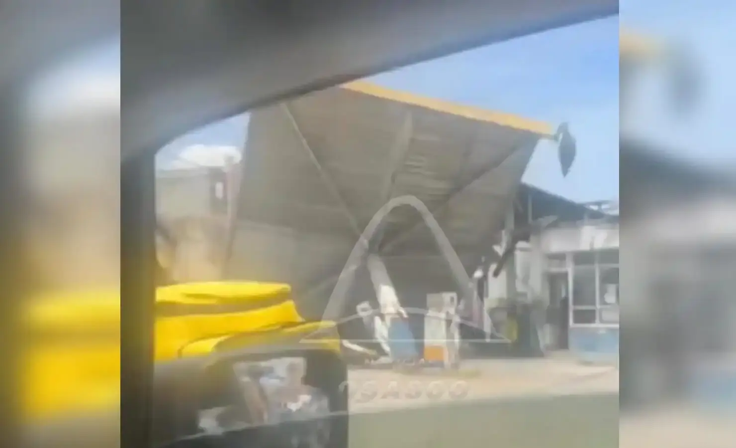 ventania derruba estrutura posto osasco insta