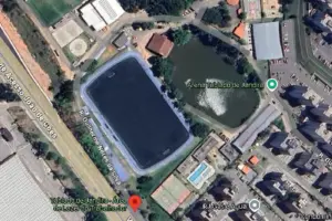 tablado área de lazer do trabalhador