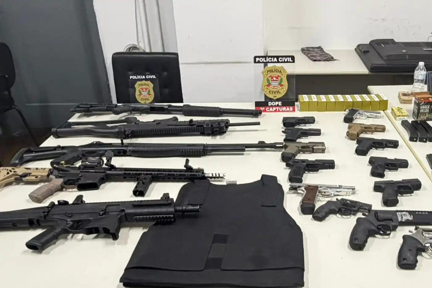 foragido preso com arsenal em barueri