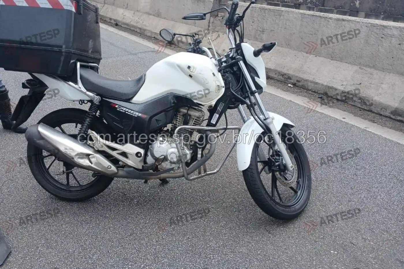motociclista ferido em acidente na castello branco