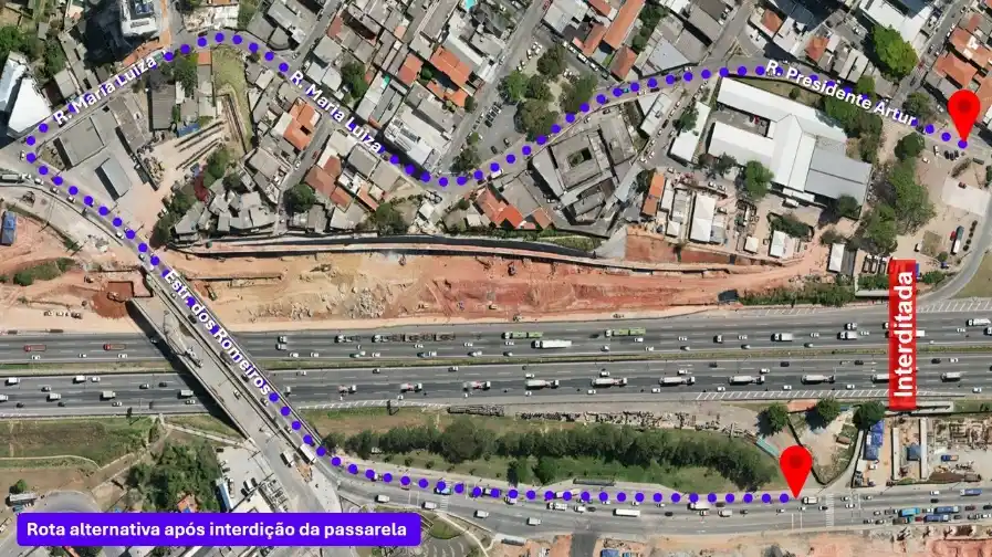 rota alternativa km 26 castello