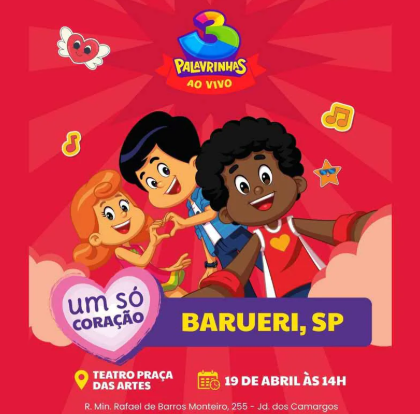 3 palavrinhas um só coração