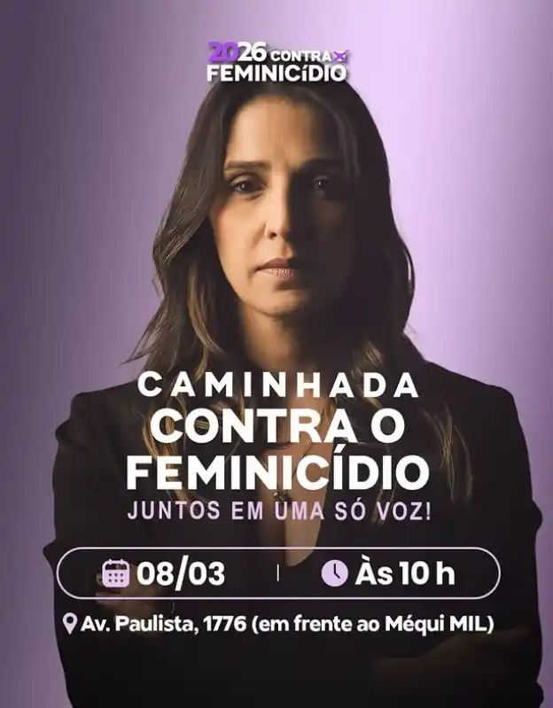 caminhada contra feminicidio