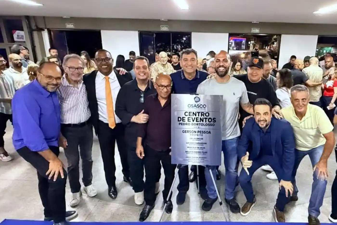 entrega reforma centro de eventos osasco