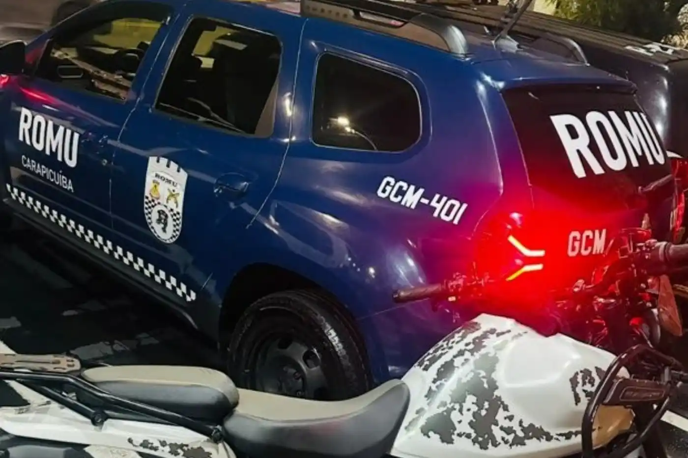 gcm recupera moto furtada carapicuíba
