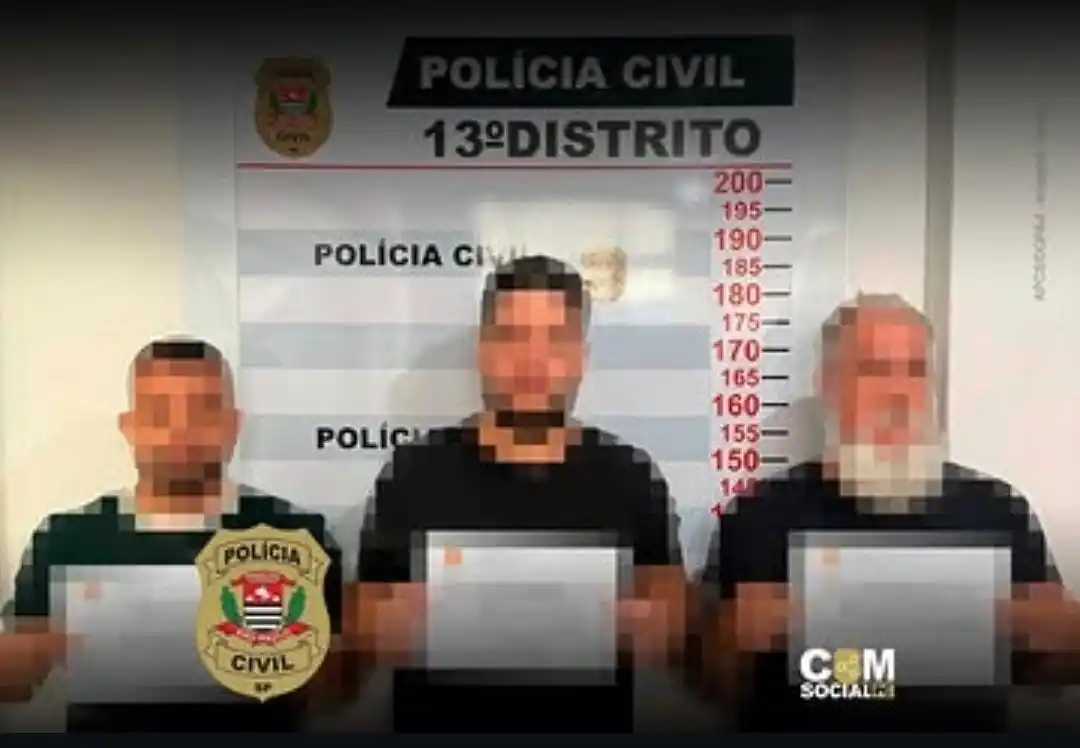trio preso polícia civil