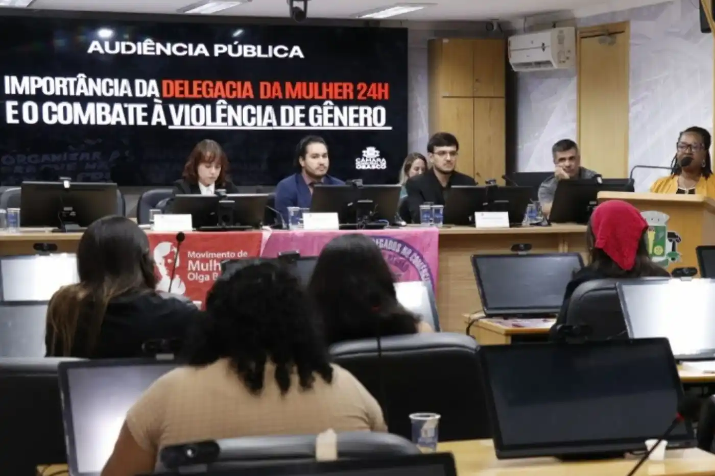 audiencia na camara delegacia da mulher osasco
