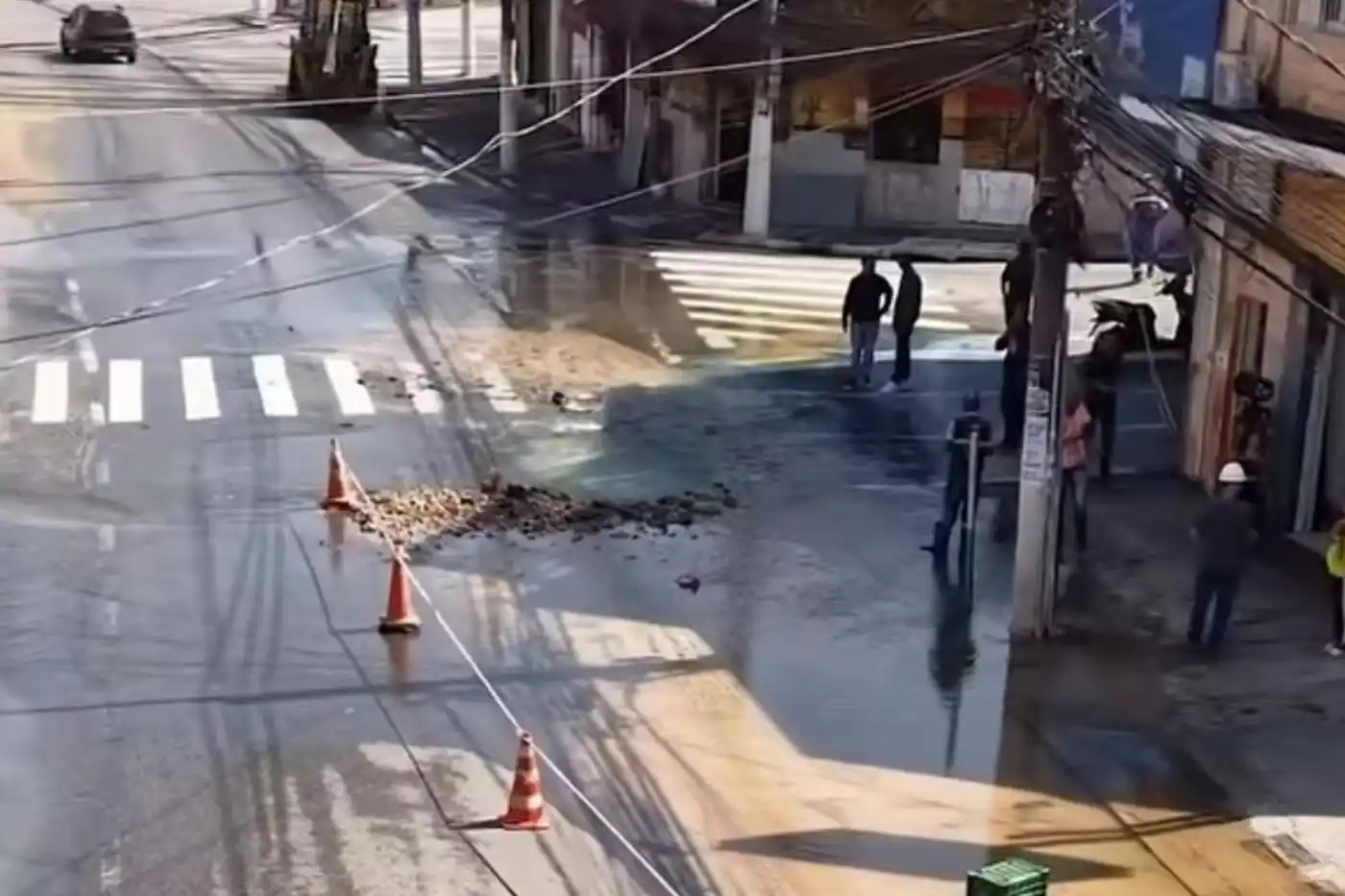 rompimento de adutora zona norte de osasco hoje