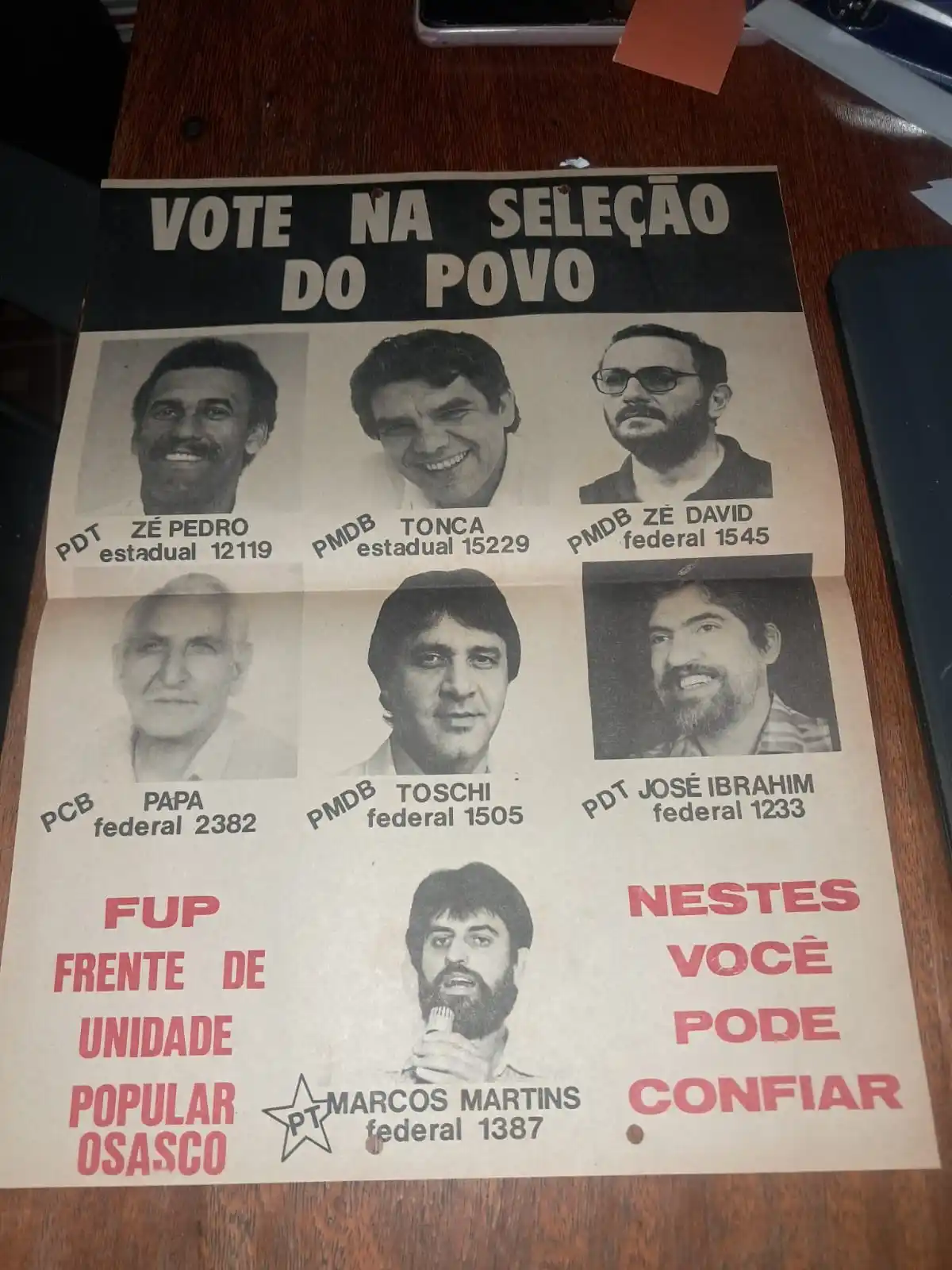 seleção do povo fup