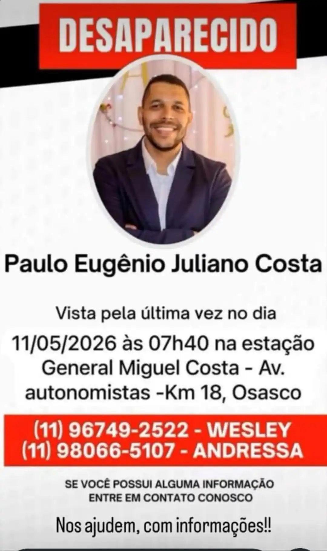 paulo eugenio desaparecido