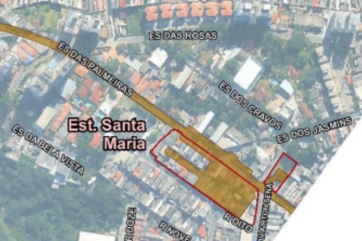 estacao santa maria mapa