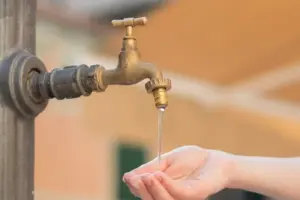 falta de agua