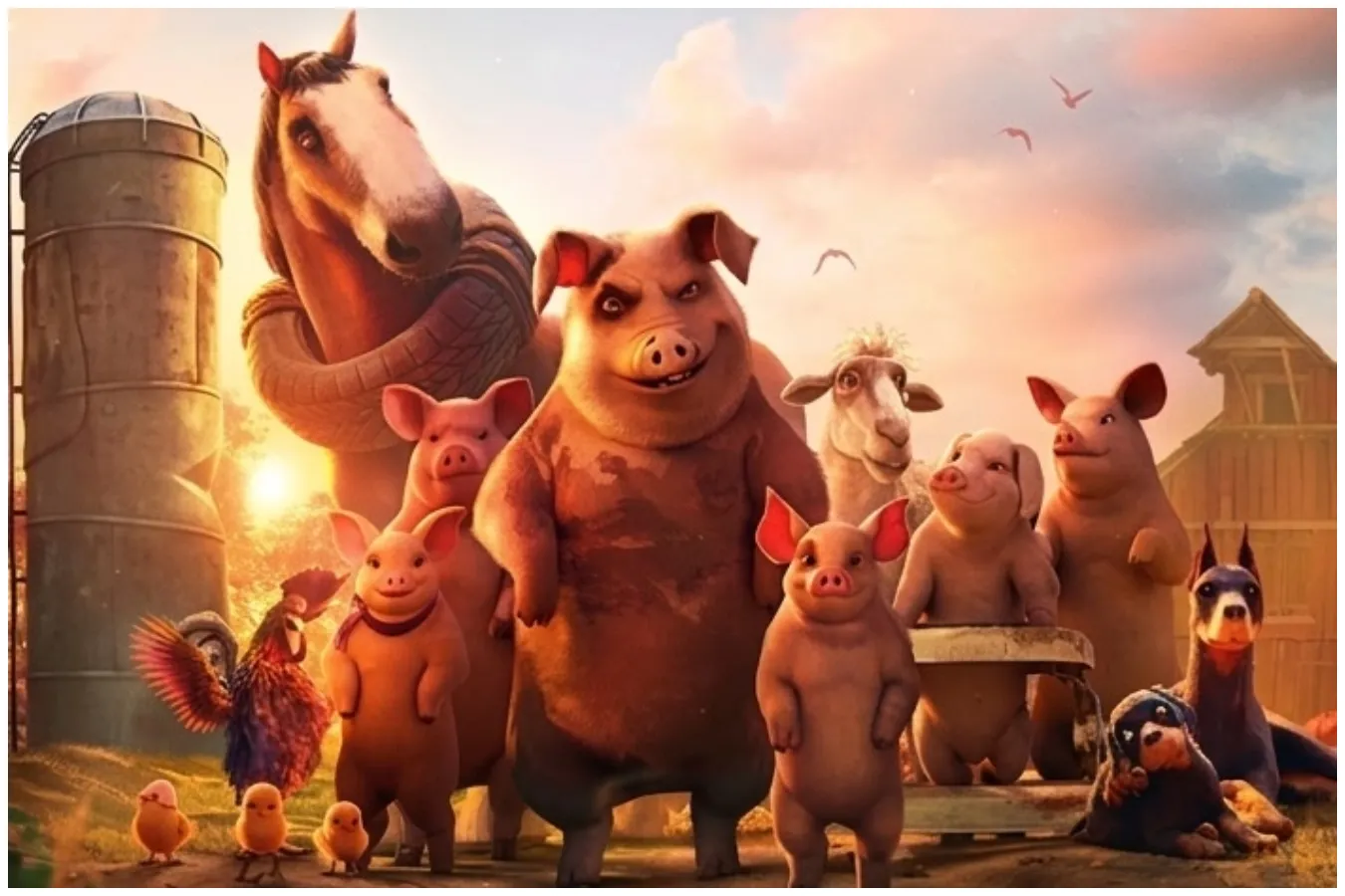 nova adaptação de a revolução dos bichos nos cinemas