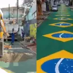 obra da sabesp em rua de osasco decorada para a copa (1)