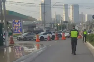 rompimento de tubulação avenida barueri