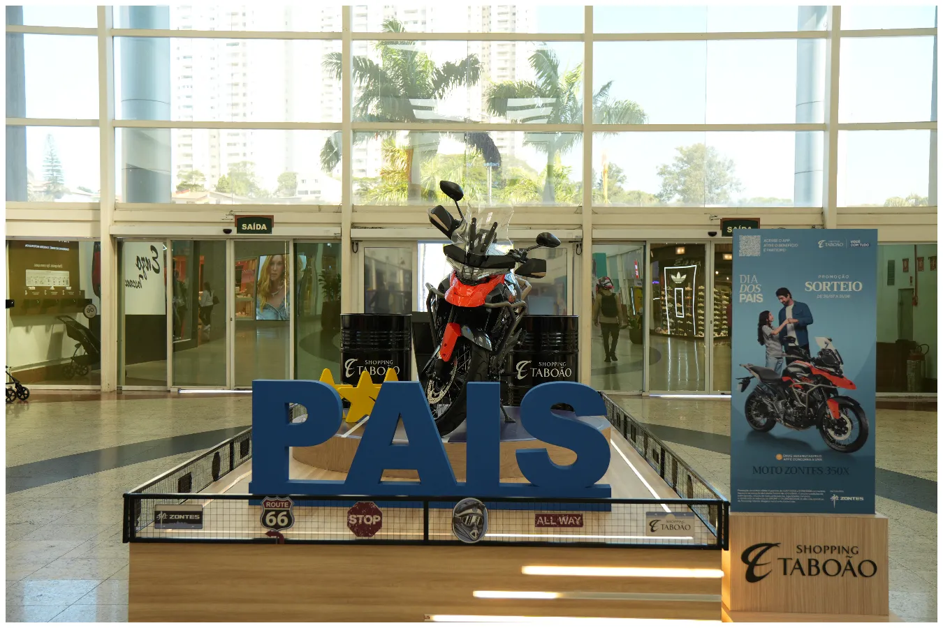 campanha de dia dos pais do shopping taboão