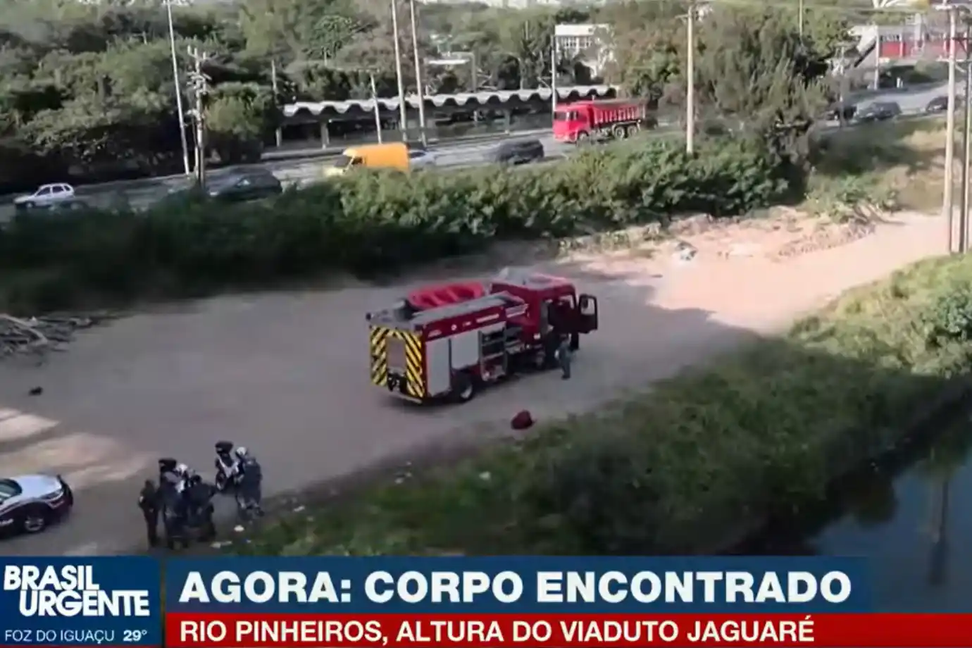 corpo encontrado no rio pinheiros