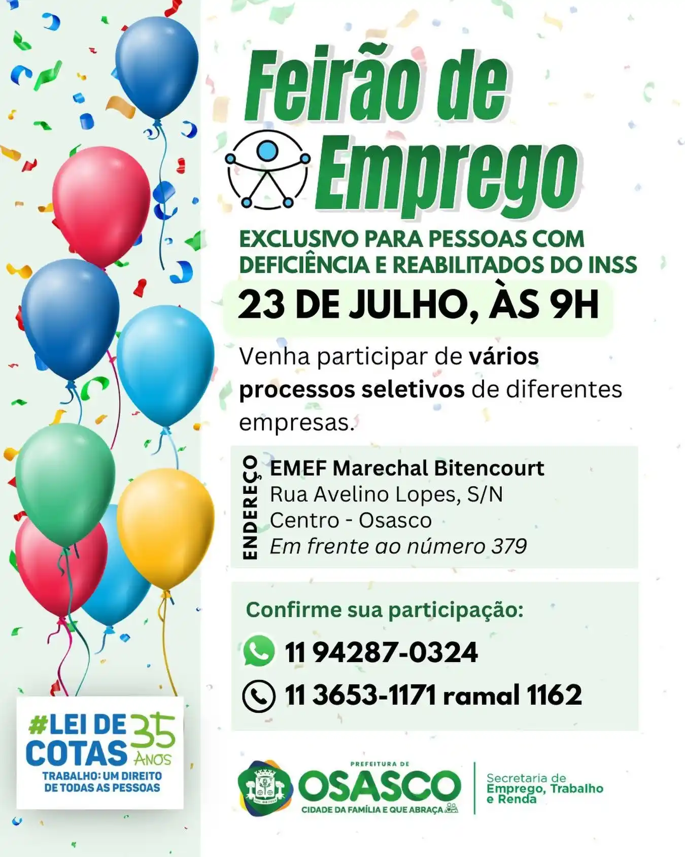 feirao de emprego pcd osasco
