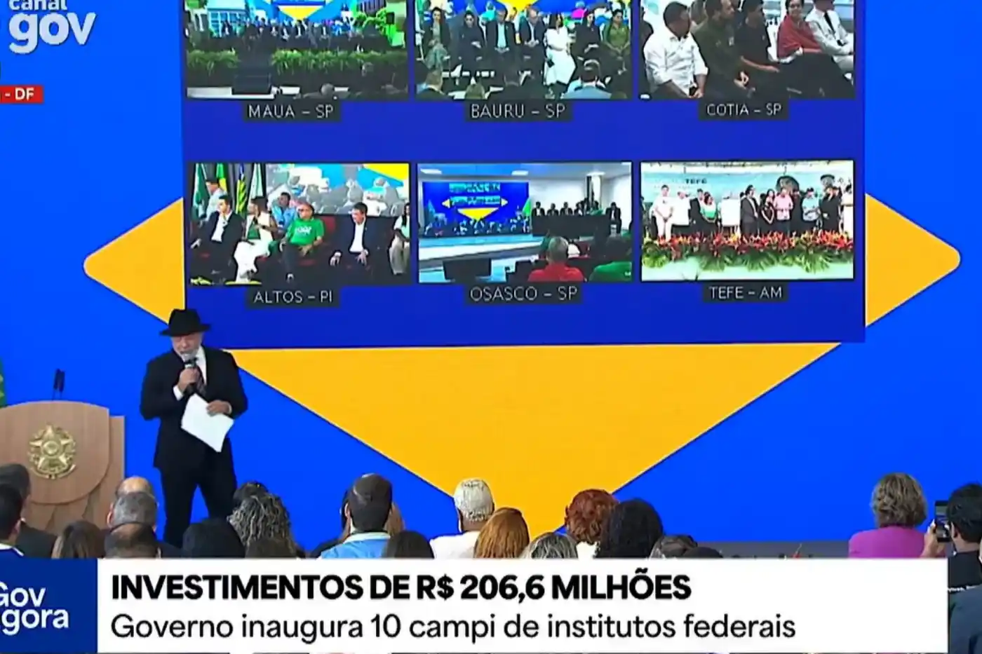 institutos federais entregas