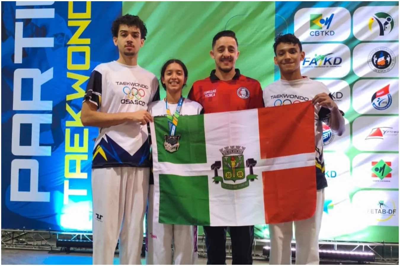 atletas de osasco conquistam medalhas no campeonato brasileiro de taekwondo