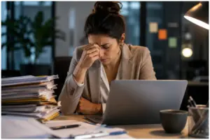 sinais de que o trabalho está afetando a saúde mental