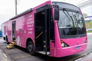 outubro rosa cotia onibus mamografia