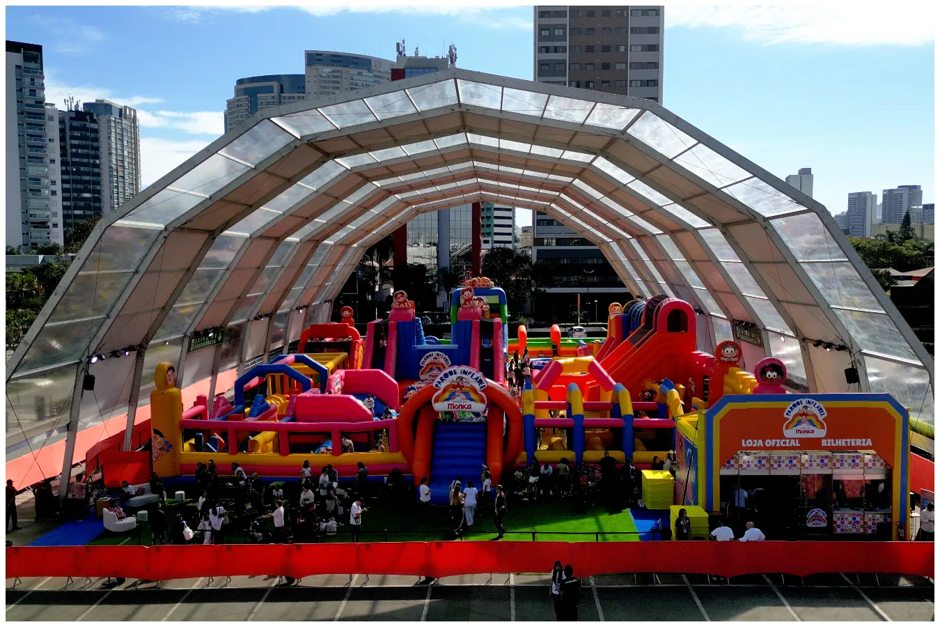 programação e preços do parque inflável turma da mônica no shopping eldorado