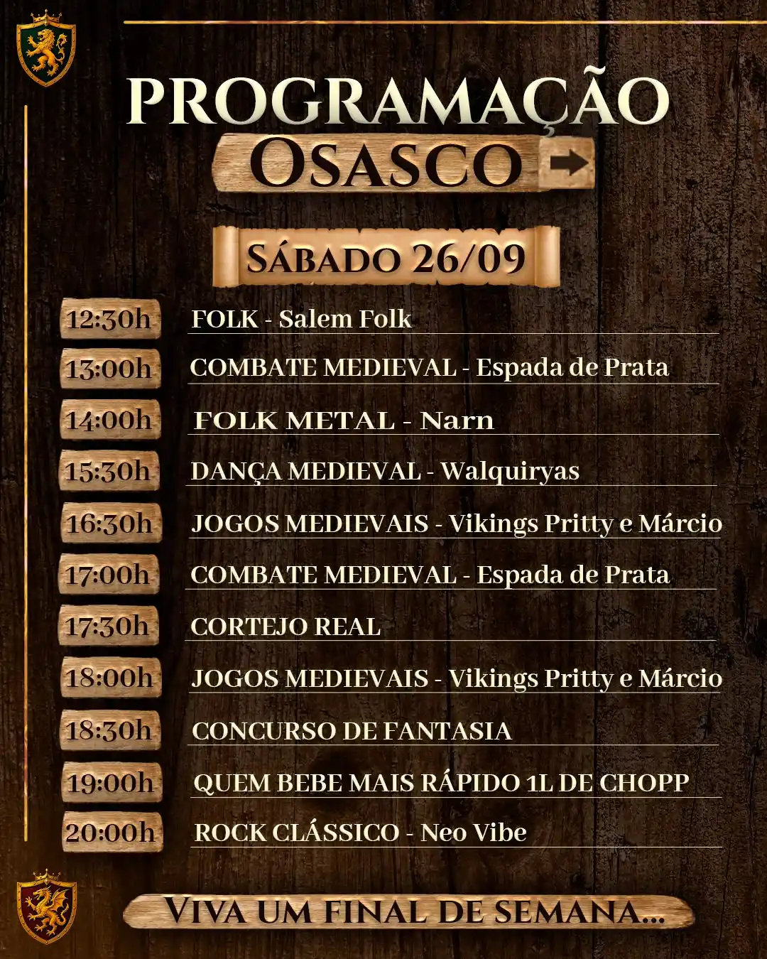 programacao musical festival medieval osasco