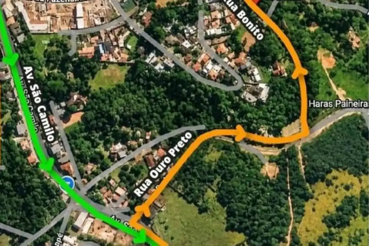 avenida sao camilo carapicuiba interdicao para obras