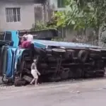 caminhao tomba osasco hoje