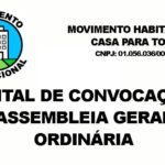 capa do edital movimento habitacional casa para todos