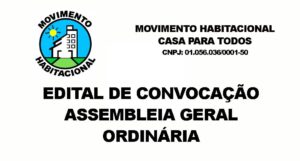capa do edital movimento habitacional casa para todos