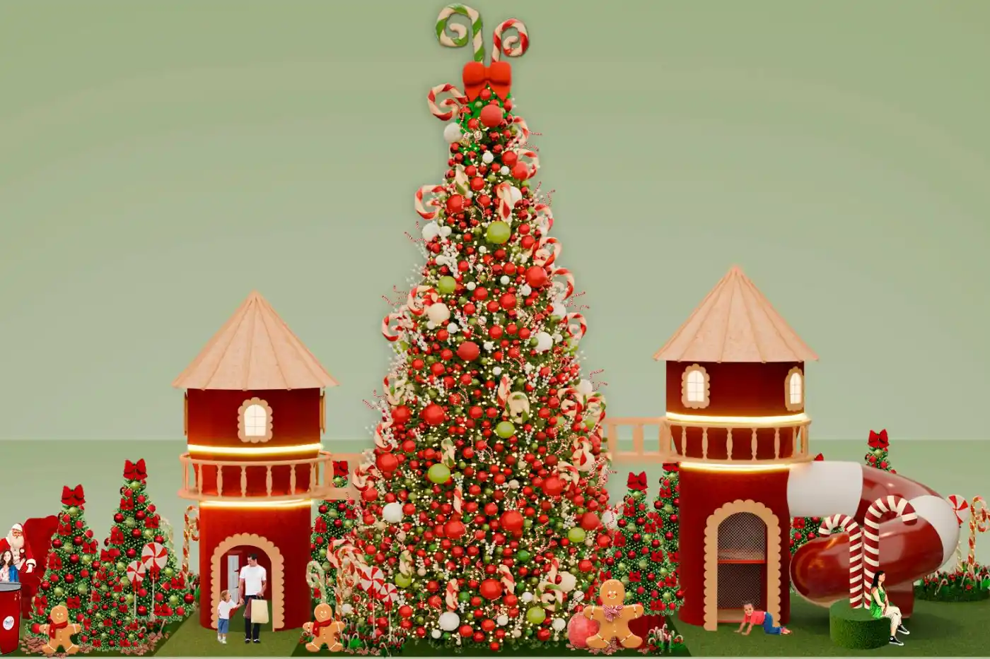 decoracao de natal tambore