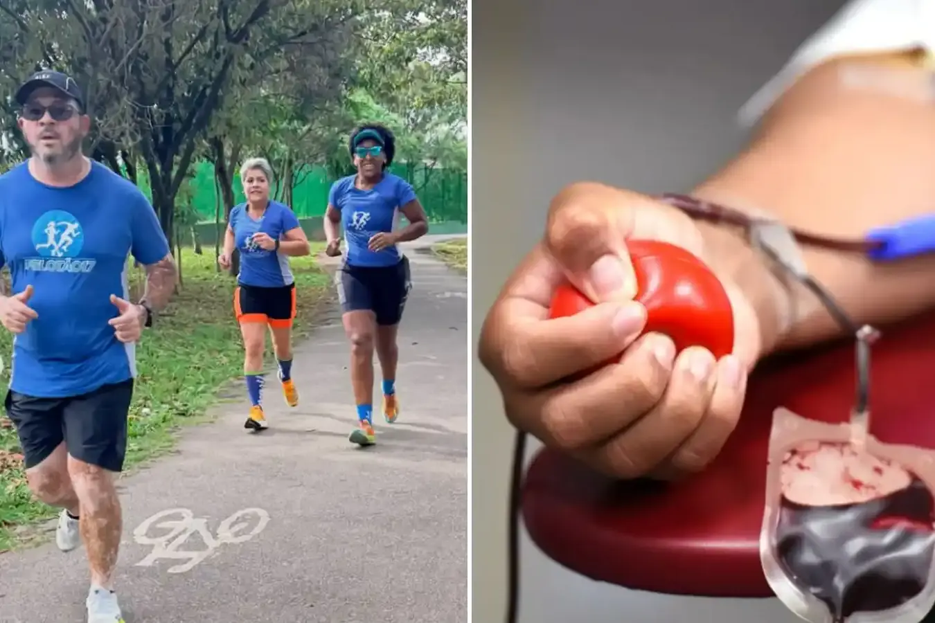doacao de sangue corredores e atletas barueri