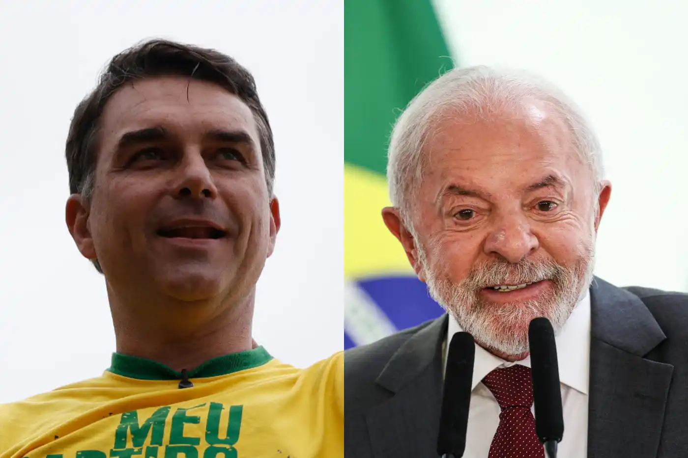 flavio bolsonaro e lula
