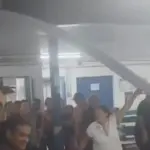 forro de escola desaba itapevi