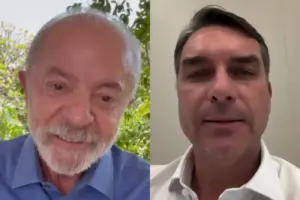 lula e flavio bolsonaro debate