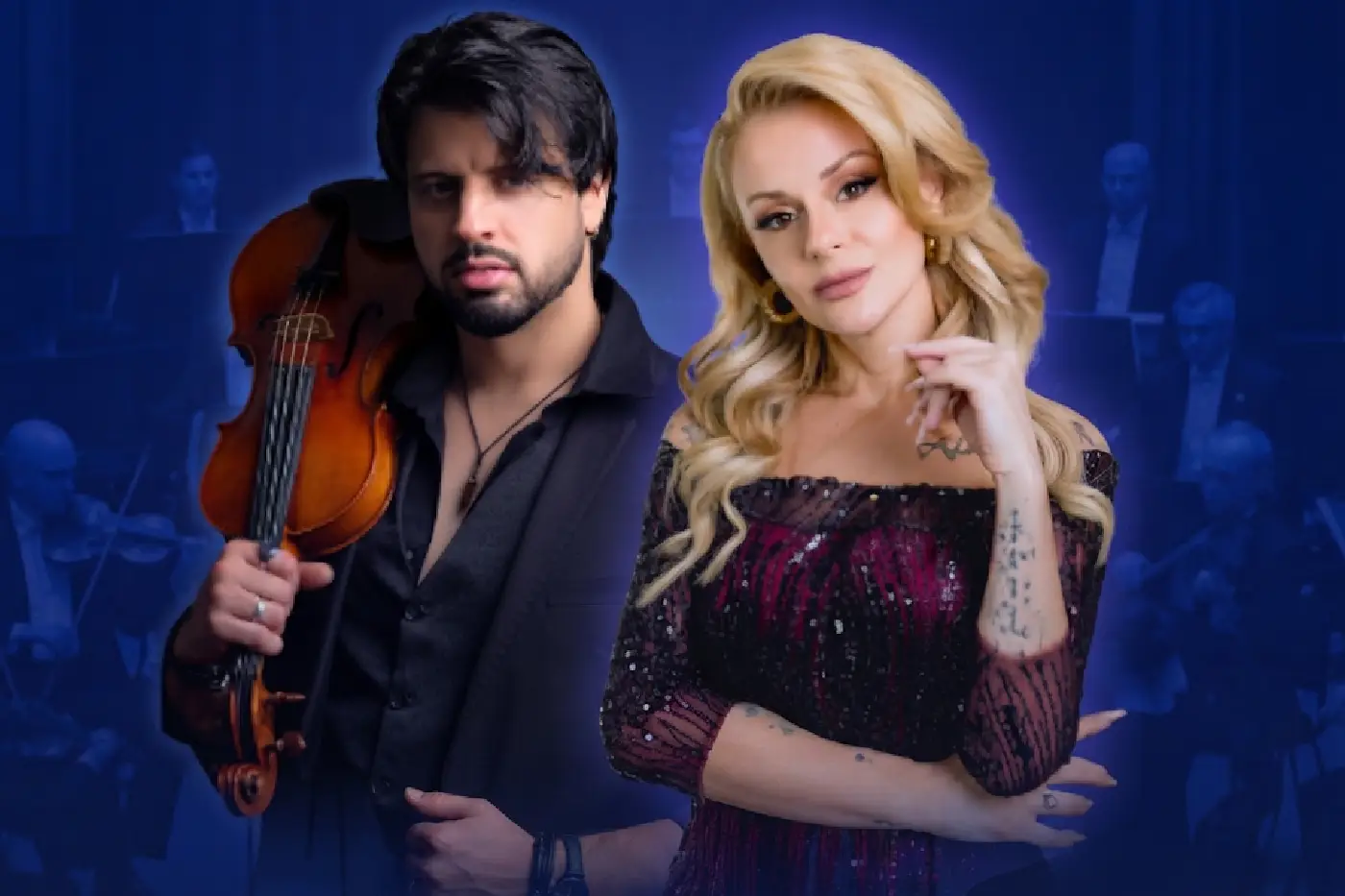 orquestra em cena