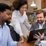 reuniao empresarios negocios bares e restaurantes